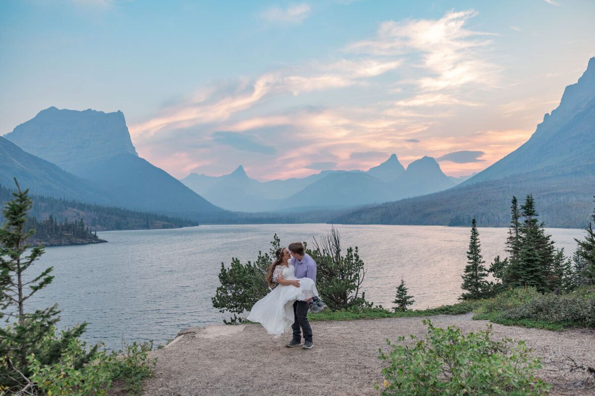 St. Mary's Wedding At Glacier National Park - Ktayphotos.com